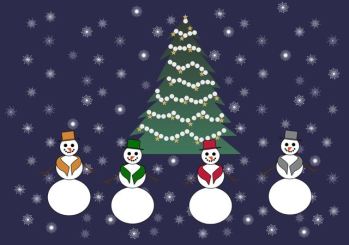 christmastreesnowman-PIXABAY1033346