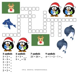 maths-kriss-kross1-christmasV1