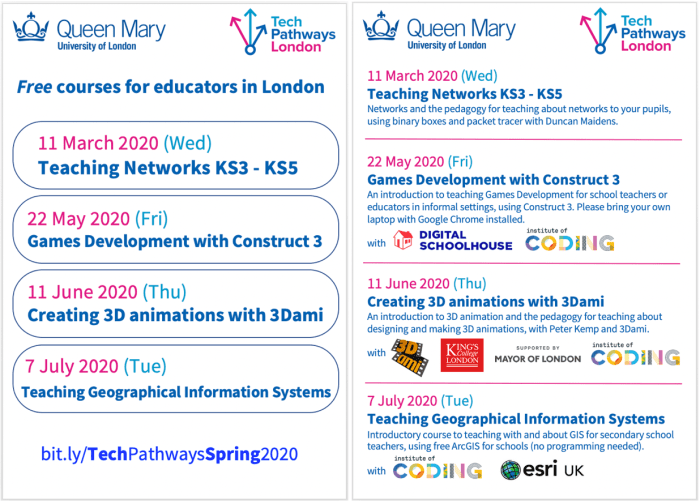 Corrected four courses screenshot of flyer Jan 2020