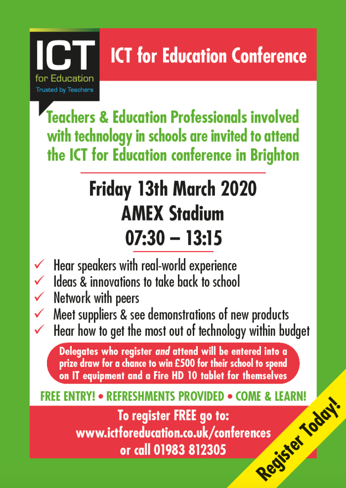 ICT for Education Conference - poster