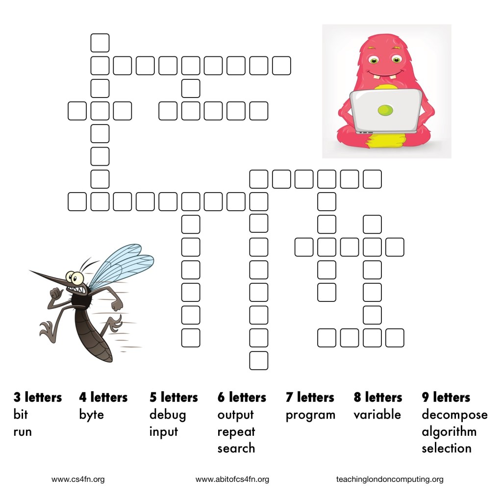 Program Puzzels Programming Kriss-Kross | Teaching London Computing: A RESOURCE HUB ...