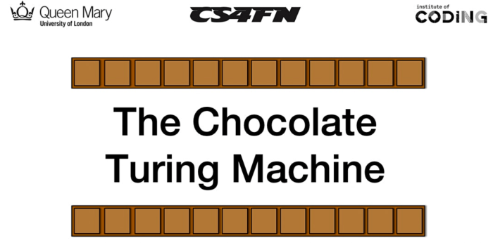 Chocolate Turing Machine talk Eventbrite link