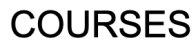 COURSES - a screenshot of the word