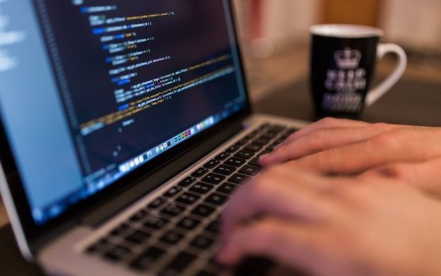 Working on computer code