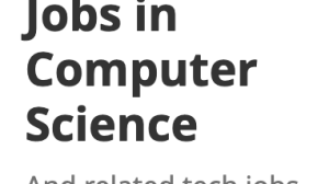 Logo for the website "Jobs in Computer Science (and related tech jobs)"