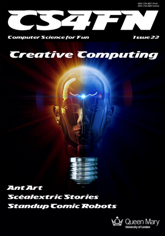 Cover of CS4FN issue 22 on Creative Computing
