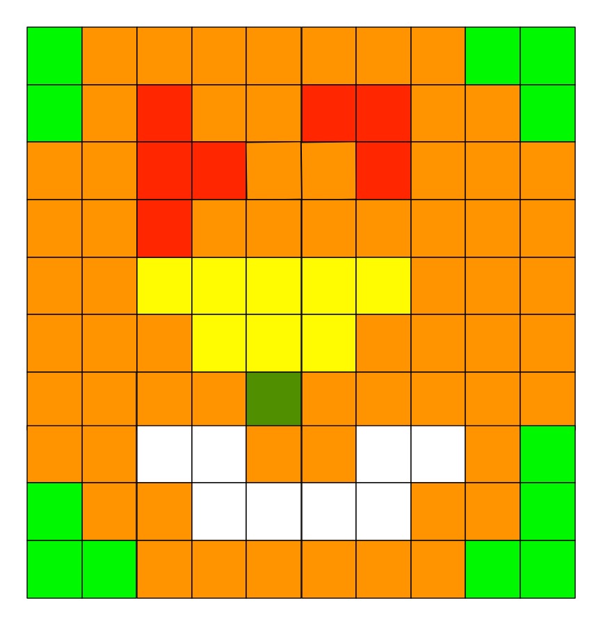A pumpkin maggot logic puzzle